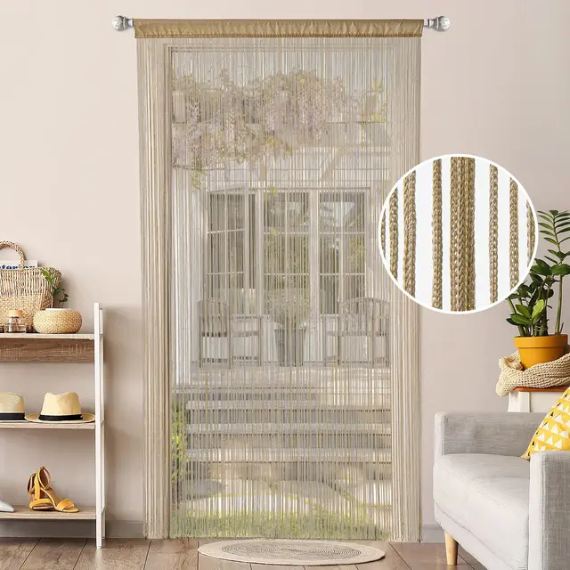 miulee cortinas de hilos antimosquitos