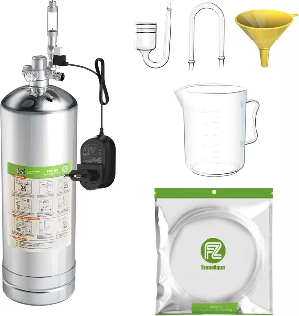 fzone 2.5l/4l sistema co2 acuario