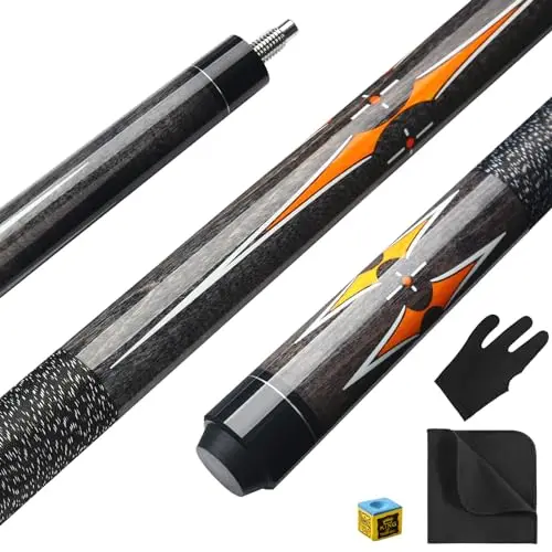asmpcue taco billar 58 pulgadas 2 piezas