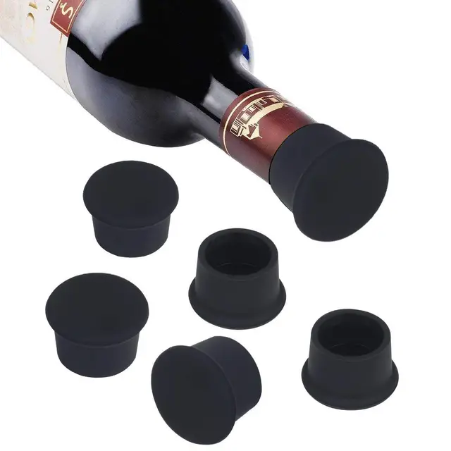 vicloon pack 6 tapones vino silicona