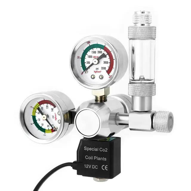 qwork regulador co2 acuario wd10784