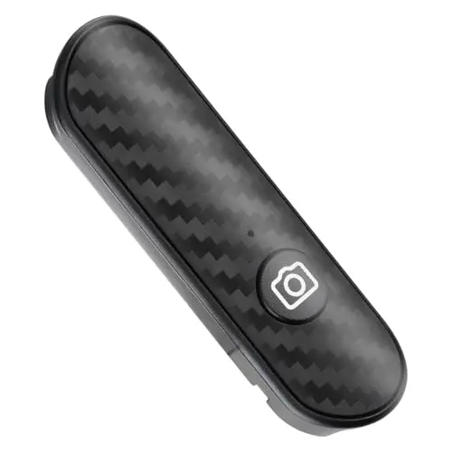 Disparador Remoto Bluetooth Recargable Control Remoto Inalámbrico para Selfies en Smartphones Obturador Mando Distancia Botón Selfie Alcance de 10m Mando Bluetooth Movil para Cámara con iOS y Android