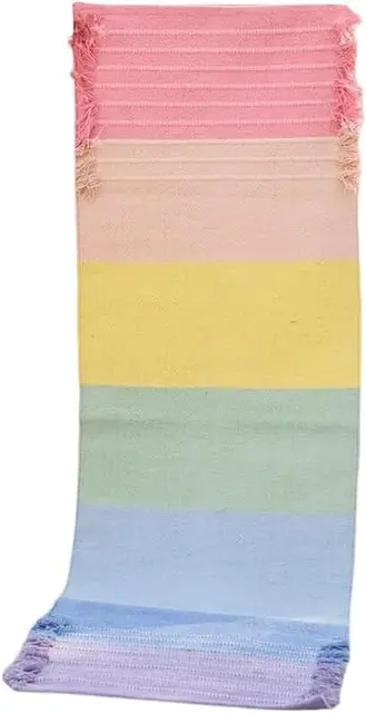 Esterilla de yoga india hecha a mano, 100 % algodón orgánico, para yoga caliente, antideslizante, de algodón, ecológica, tejida a mano, antideslizante y gruesa, plegable, para fitness diario en casa,