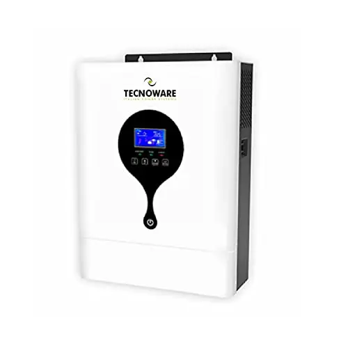 Tecnoware Power Systems - Inversor Híbrido Solar 5500VA | Onda Sinusoidal Pura | MPPT 120V-450V | Cargador Inteligente | Administración Solar Power | Paneles Fotovoltaicos, Blanco
