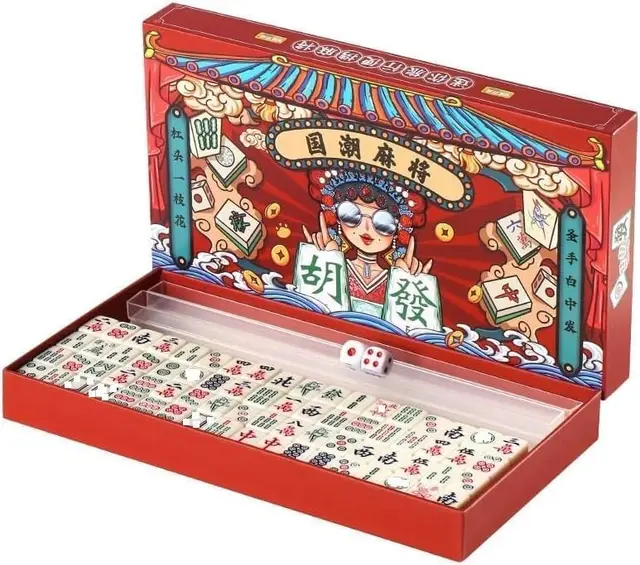 heyouth set de mahjong mini para viaje