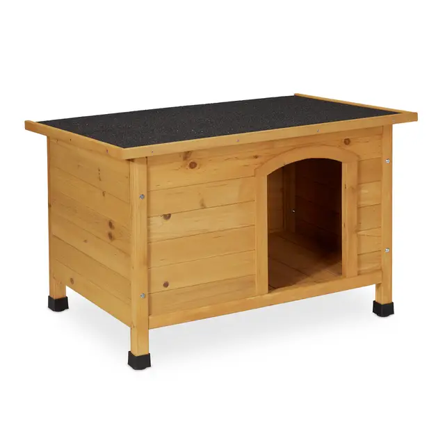 relaxdays 10038664 caseta perro madera