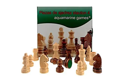 aquamarine games staunton 4 piezas de