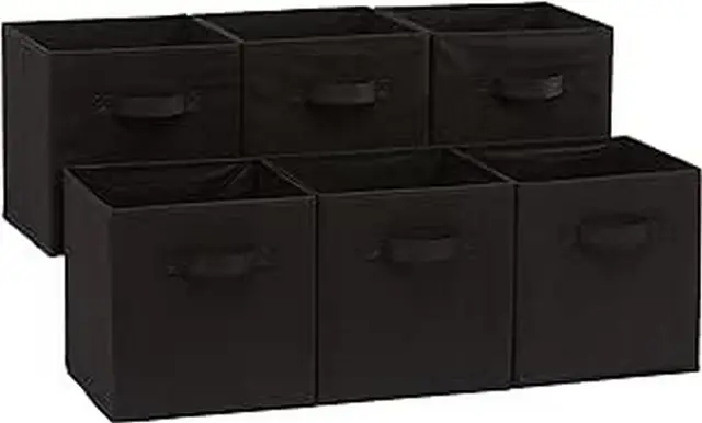 amazon basics cubo plegable tela 6 uds