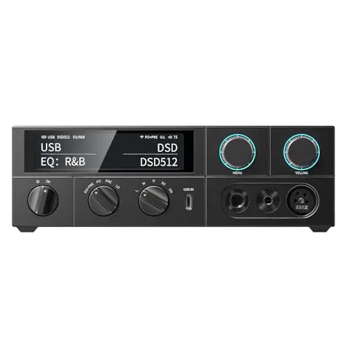FiiO K15 DAC de Escritorio y Amplificador de Auriculares (Negro)