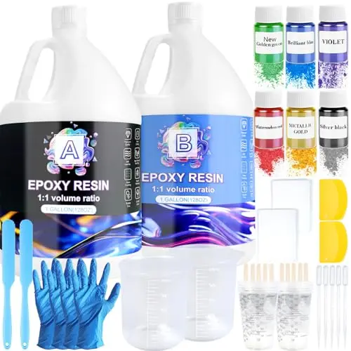 ghguole kit-7.6l resina epoxi diy con