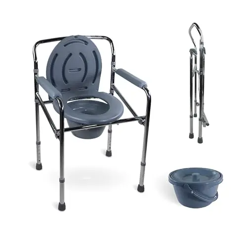 mobiclinic silla wc portátil con cubeta