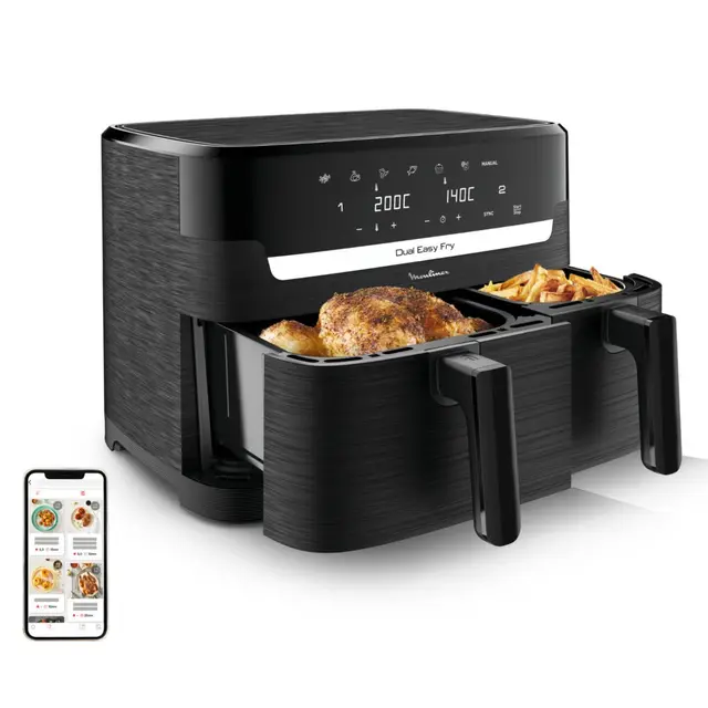 moulinex dual easy fry xxl 11l