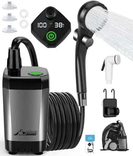 wadeo a21 ducha camping portátil