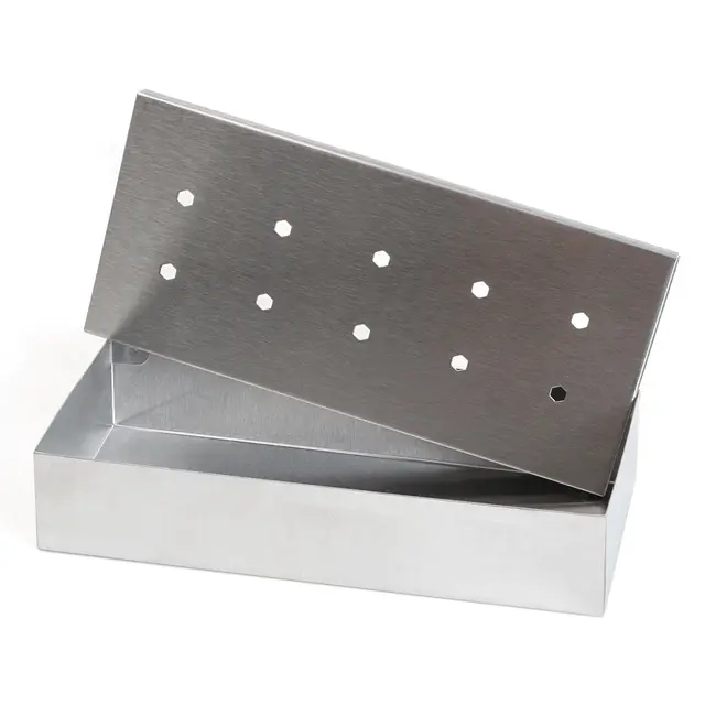 wenco 555593 caja ahumado acero