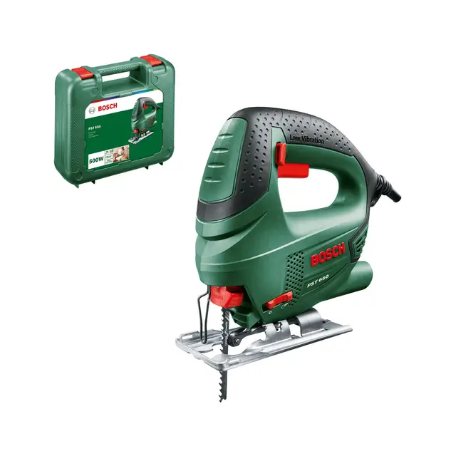 Bosch Sierra de calar PST 650 (500 vatios, en maletín)