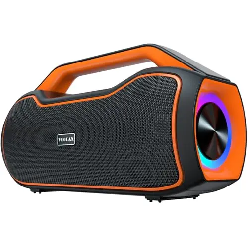 Altavoz Bluetooth Potente Portátil Mejores Altavoces Exterior Potencia pico de 200W, Resistencia Al agua IP65, 2 * Subwoofer Aumentar Apoyo DSP/TWS/AUX/TF/BT5.4 Adecuado Para Fiestas, Playas y Camping