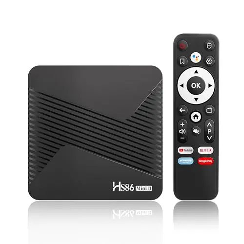 Android TV Box 14.0, Android Box 2GB RAM 16GB ROM, RK3528 Quad-Core, Support 2.4G/5G Dual WiFi, 100M Ethernet Ultral HD 8K Smart TV Box