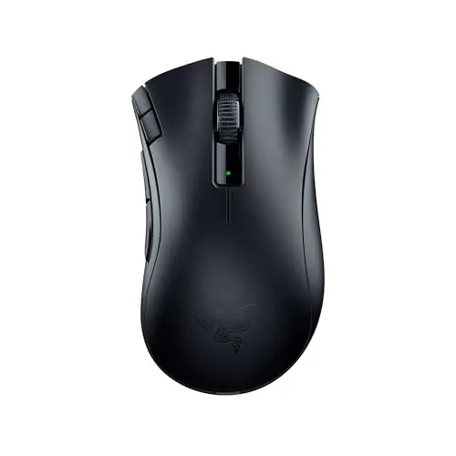 Razer DeathAdder V2 X Hyperspeed - Ratón Gaming inalámbrico, ergonómico para PC / Mac (interruptores mecánicos, Tecnologia Hyperspeed Wireless, Sensor óptico) Negro