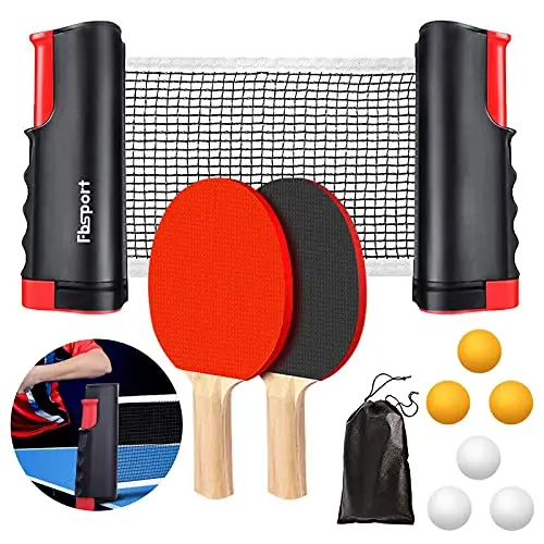 fbsport set ping pong 4 jugadores con