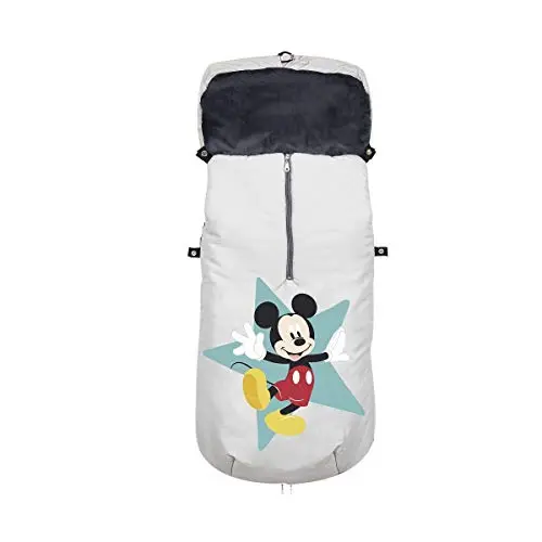 Saco Silla Paseo Universal Interbaby | Saco Bebe Invierno Suave, Cálido, Afelpado | Saco Carro Bebe Invierno Desmontable, Doble Apertura, Lavado Fácil, Materiales Antialérgicos, Dibujos