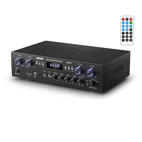 donner amplificador estéreo 4 canales