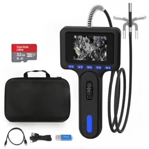 playoccar endoscopio 1080p pantalla 4"