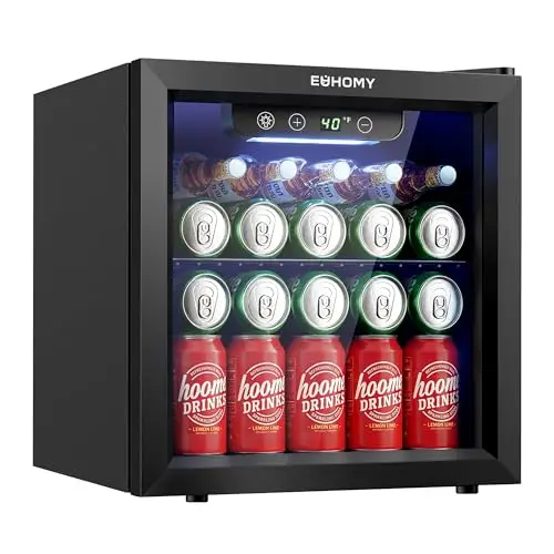 euhomy mini nevera cristal 360°