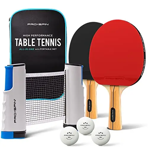 pro-spin tts-231 set portátil ping pong