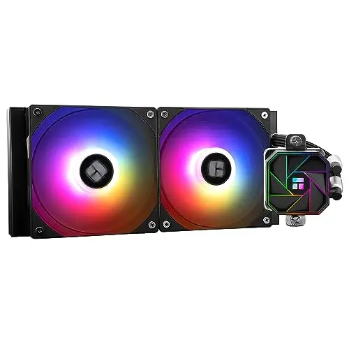 Thermalright AQUA ELITE 240 V3 Refrigerador de CPU Líquido, 240 filas de enfriamiento, 2 x 120mm Ventiladores PWM, para AMD/AM4/AM5, Intel LGA1150/1151/1155/1156/1200/1700/1851