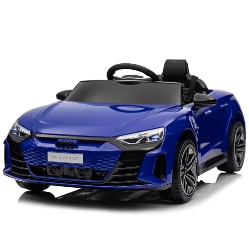 LALAHO Audi RS E-Tron Coche Eléctrico Infantil 12V Doble Motor