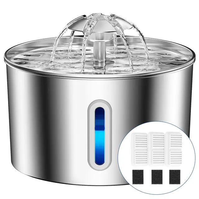balimopet bp02 fuente gatos inox 2,2l