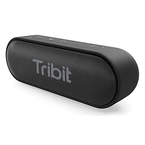 Tribit Altavoz Bluetooth XSound Go [actualizado] Altavoz inalámbrico portátil de 16W con Graves intensos,IPX7, Tipo C, Bluetooth 5.0, emparejamiento estéreo inalámbrico, Alcance Bluetooth de 100 pies