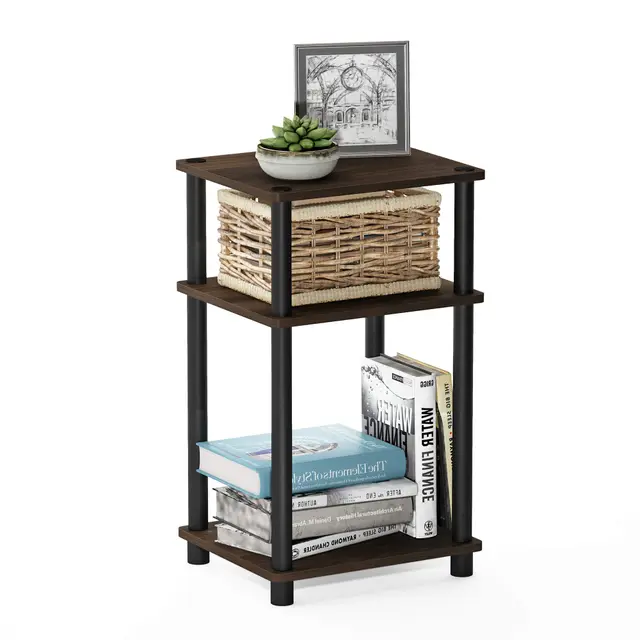 furinno mesa auxiliar columbia walnut