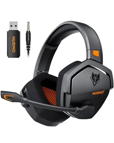 NUBWO G06 Auriculares Gaming Inalámbricos Naranja