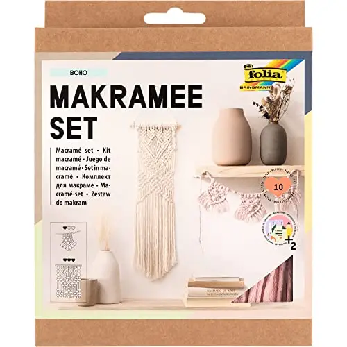 folia 23719 - kit macramé boho 10 piezas