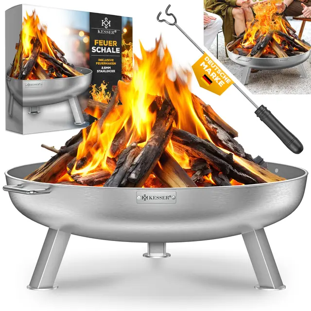 kesser cuenco de fuego acero 60 cm