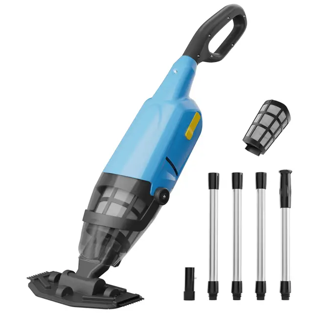 Aspirador de Piscina con batería, Limpiador de Piscina inalámbrico con Tiempo de Funcionamiento de 90 Minutos, aspiradora de Piscina, 4088 L/h, Fuerte succión, rápida eliminación de la Suciedad