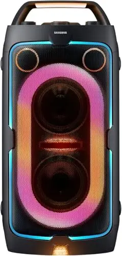 Samsung Sound Tower MX-ST40F/ZG Altavoz Bluetooth, Gran Caja para Fiestas y Caja de música con batería, 12 Horas de duración de la batería, 160 W, IPX4 Impermeable, Karaoke y Refuerzo de Graves, Caja