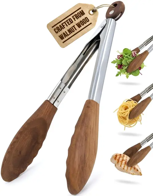 boxiki kitchen pinzas nogal 22cm acero
