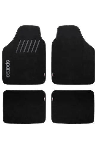 sparco spcf528bkamz alfombrillas coche
