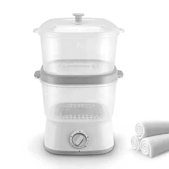 Calentador De Toallas, Vaporizador Toallas Calentamiento Eléctrico De 6L con 2 Niveles De Calor Ahorro De Energía Calienta 18 Toallas Y Apagado Automático para El Hogar Peluquerías Y Spas