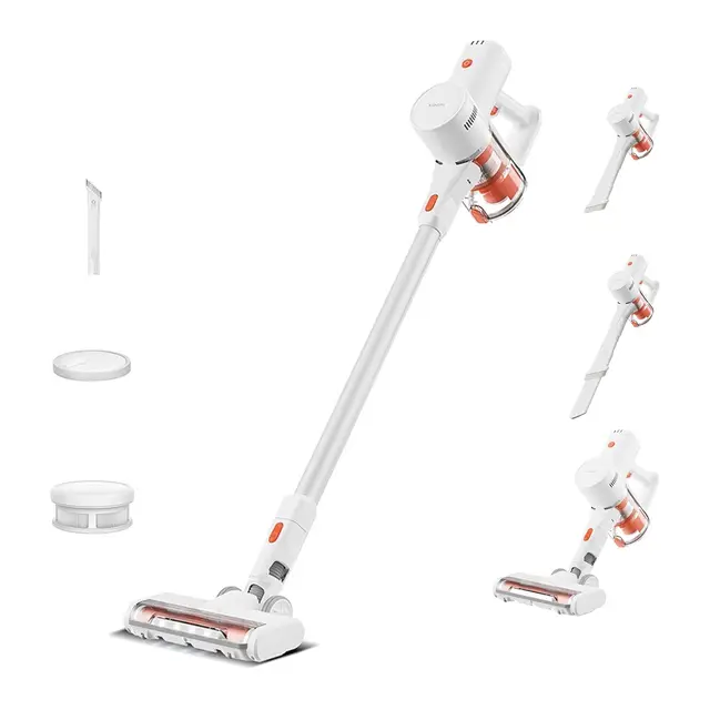 XIAOMI G20 Lite Potencia 18 kPa, hasta 40 min autonomía, Aspirador inalámbrico detección Polvo luz Blanca, Juego de Cabezales 2 en 1, Vaciado un Toque, Limpieza Huecos sofás y teclados de Ordenador