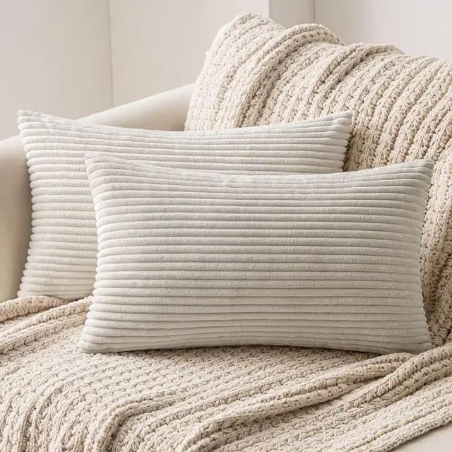 miulee corduroy cojín 30x50