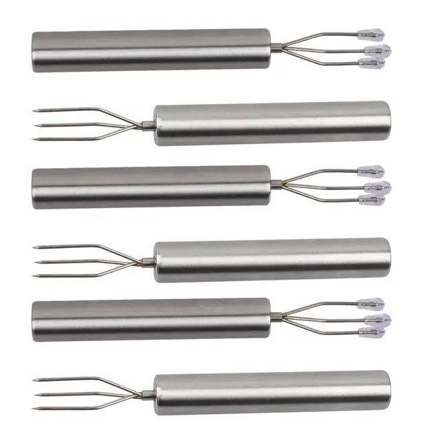 yanxing 6 pinchos maíz acero inoxidable