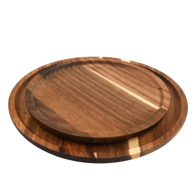 duronge bandeja redonda madera acacia 2