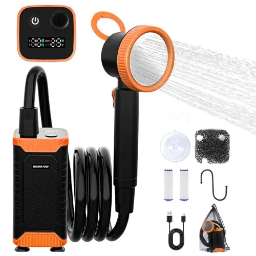 heyeke sh-19 ducha portátil camping