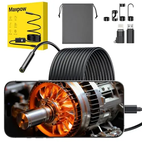 maxpow endoscopio cámara inspección