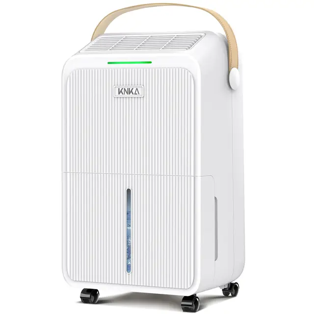 Deshumidificador, 16L/Día, Deshumificadores de Humedad Silencioso, Resultados En 30 Min, Consumo De Energía Reducido En Un 30%,Indicador De Humedad,Descongelación Automática,4 Modos,80m³ (Aprox. 32㎡)