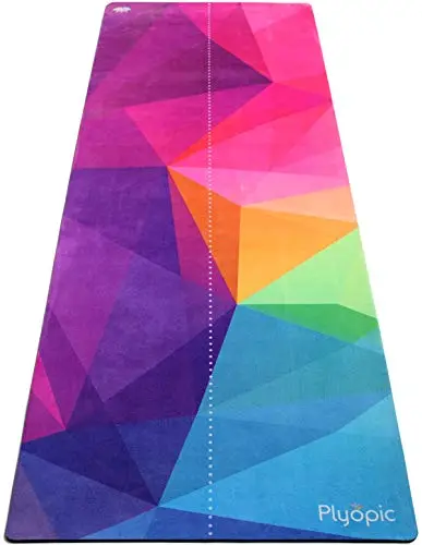Plyopic Esterilla de Yoga | Antideslizante Colchoneta/Toalla de Lujo. Natural y Ecológica | Ideal para Yoga, Pilates, Ejercicio, Fitness, Hot o Bikram
