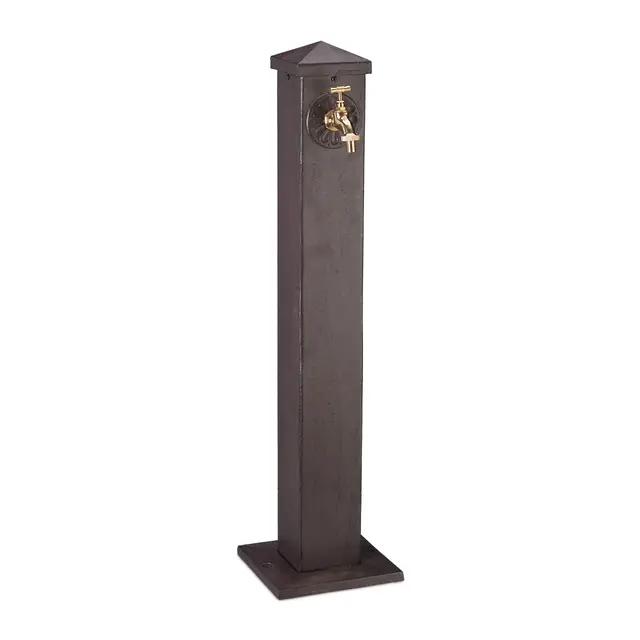 relaxdays fuente jardín columna 91 cm